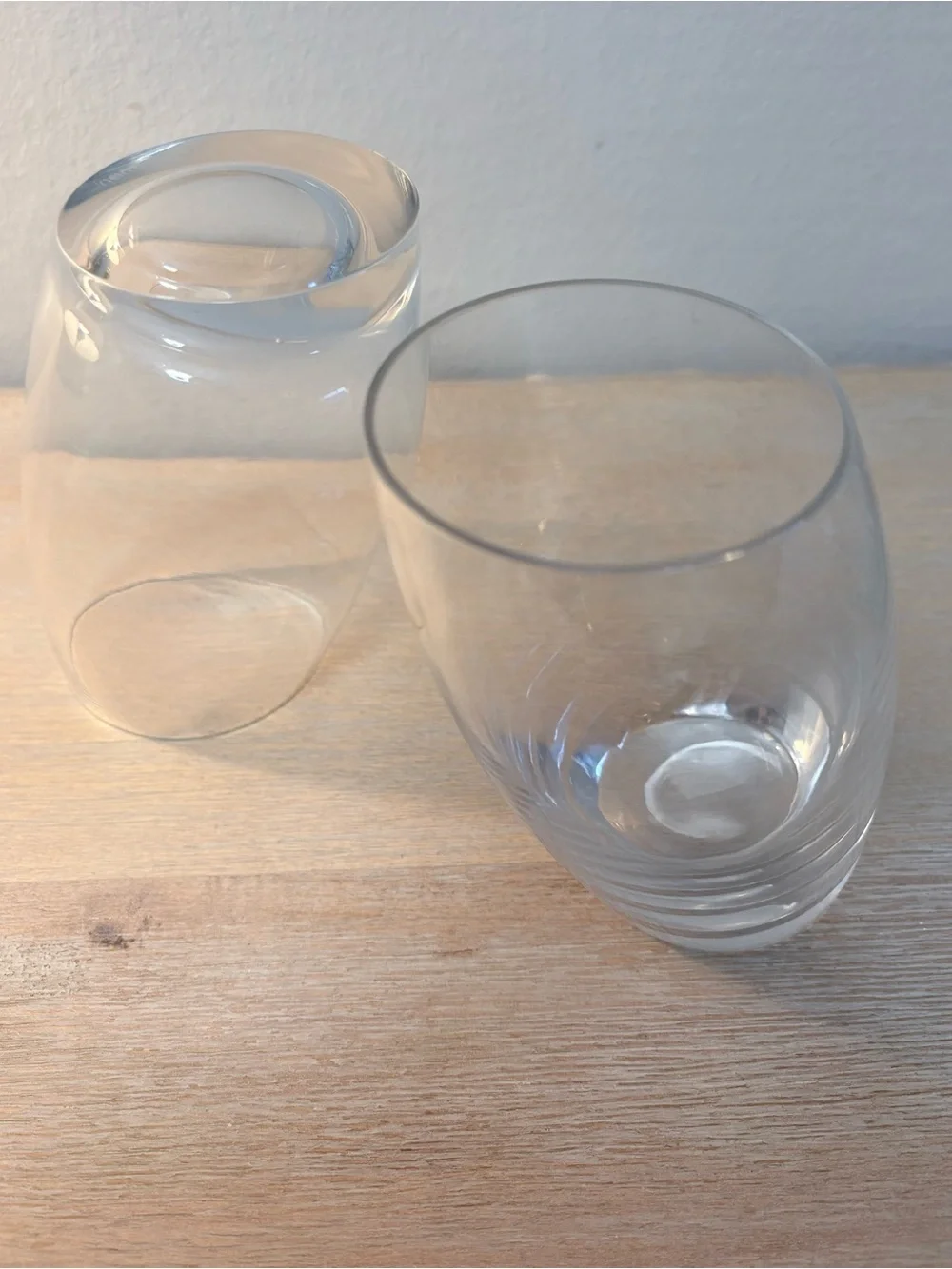 Set of 2 Nambe “Tilt” Highball Glasses